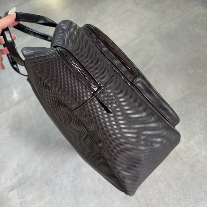 Bottega Veneta Marco Polo Business Bag Briefcase Handbag Dark Brown — view 9
