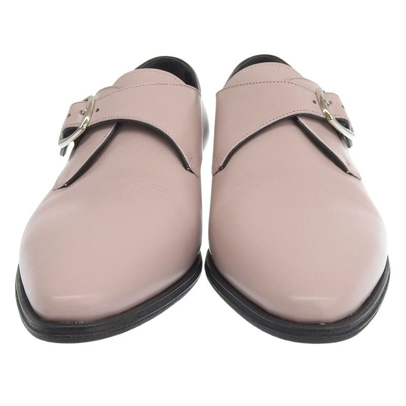 Celine Jacno Jacuno Monk Strap Leather Shoes Dress Pink 36.5 — view 3
