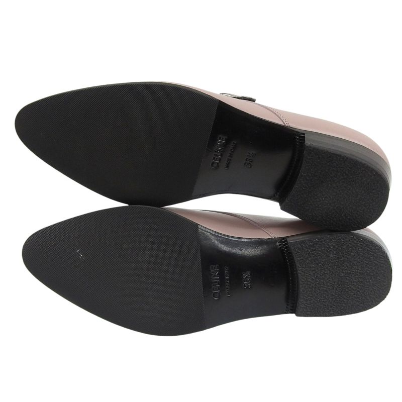 Celine Jacno Jacuno Monk Strap Leather Shoes Dress Pink 36.5 — view 5