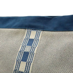Hermes Gimetou GM Clutch Bag Second Travel Pouch Multi Case Canvas Blue — view 7