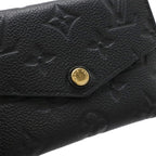 Louis Vuitton Monogram Empreinte Pochette Cles Coin Case Purse Noir Black — view 4