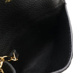 Louis Vuitton Monogram Empreinte Pochette Cles Coin Case Purse Noir Black — view 6