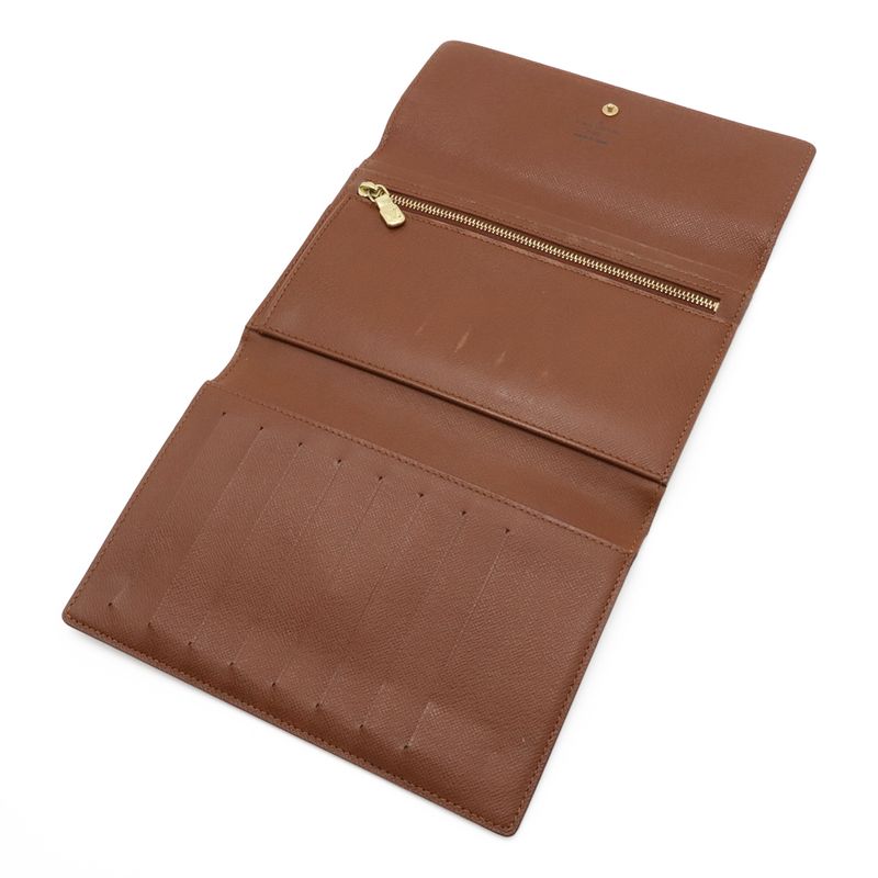 Louis Vuitton Monogram Pochette Passepol Trifold Long Wallet — view 5