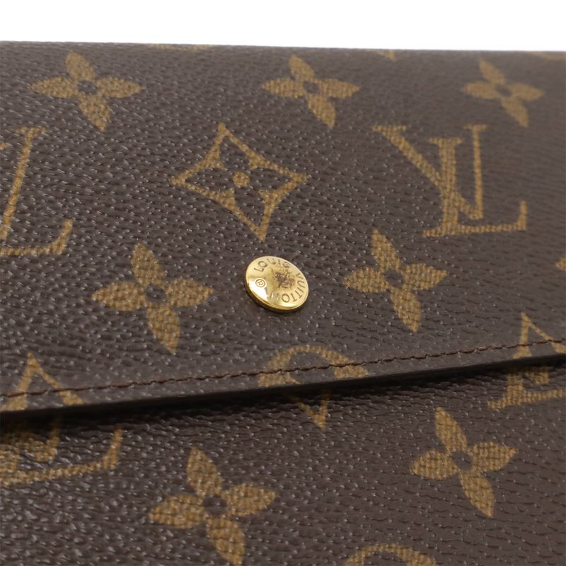Louis Vuitton Monogram Pochette Passepol Trifold Long Wallet — view 4