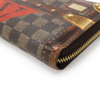 Louis Vuitton Transformed Damier Zippy Wallet Trompe L'oeil Round Zipper Long — view 3
