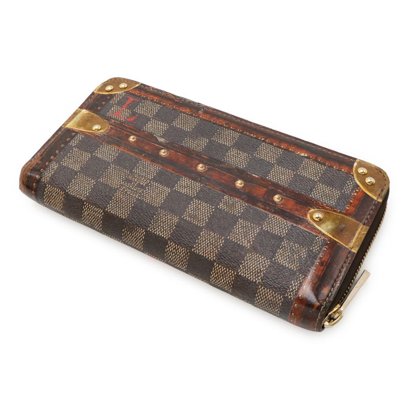 Louis Vuitton Transformed Damier Zippy Wallet Trompe L'oeil Round Zipper Long — view 2