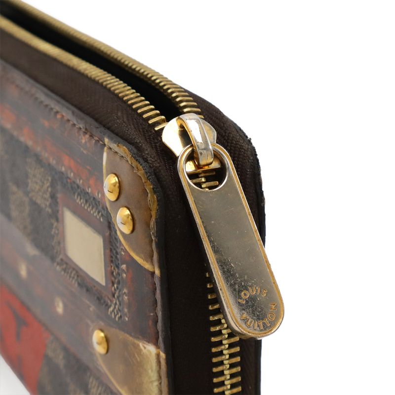 Louis Vuitton Transformed Damier Zippy Wallet Trompe L'oeil Round Zipper Long — view 4
