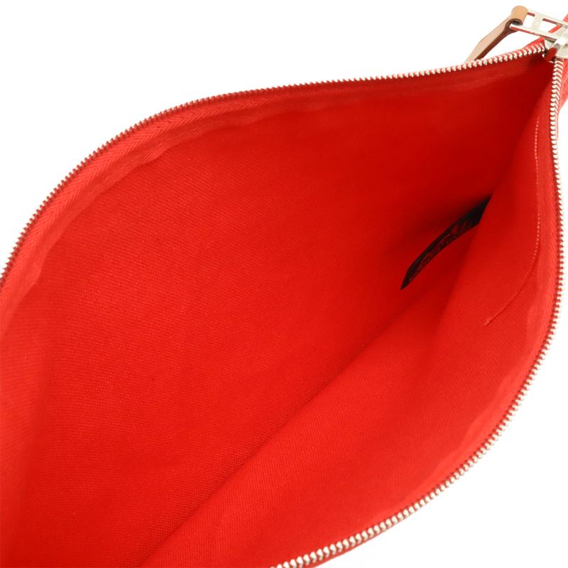 Hermes Yachting GM Flat Pouch Cosmetic Small Bag Clutch — view 5