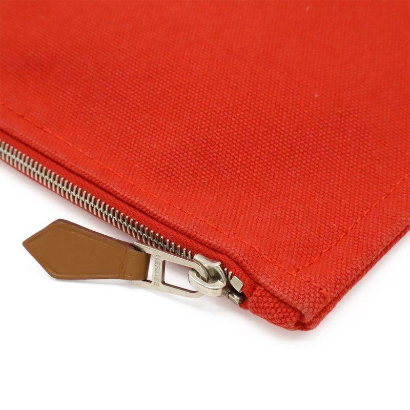 Hermes Yachting GM Flat Pouch Cosmetic Small Bag Clutch — view 4