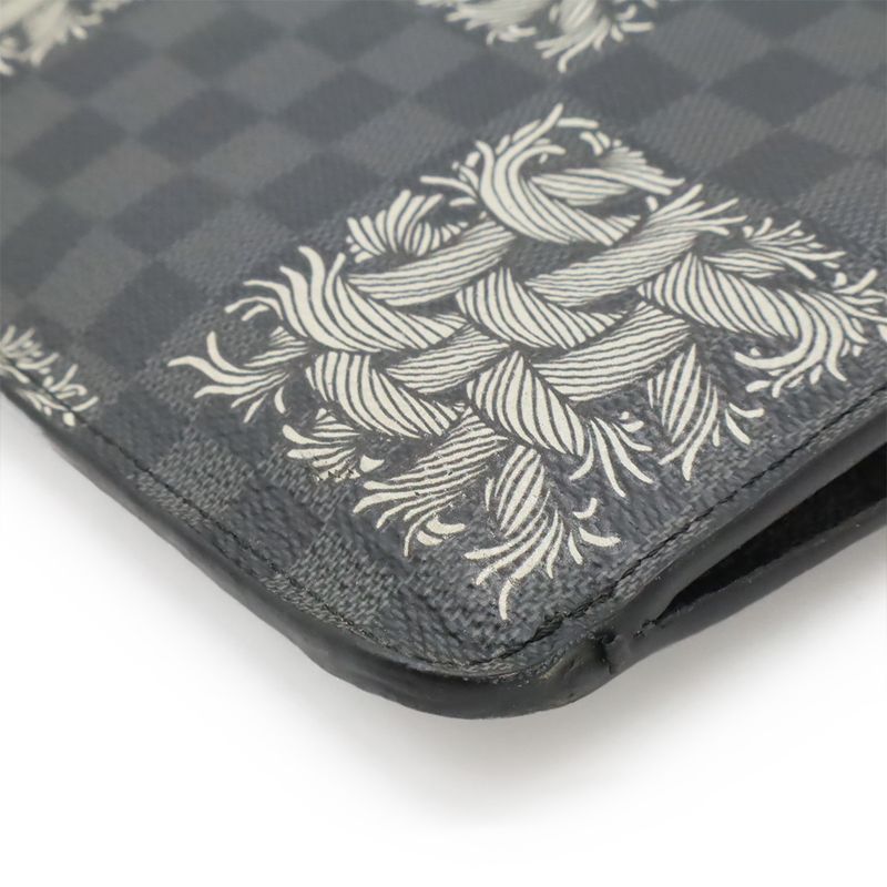 Louis Vuitton Damier Graphite Pochette Jules PM Clutch Bag Pouch Christopher — view 3