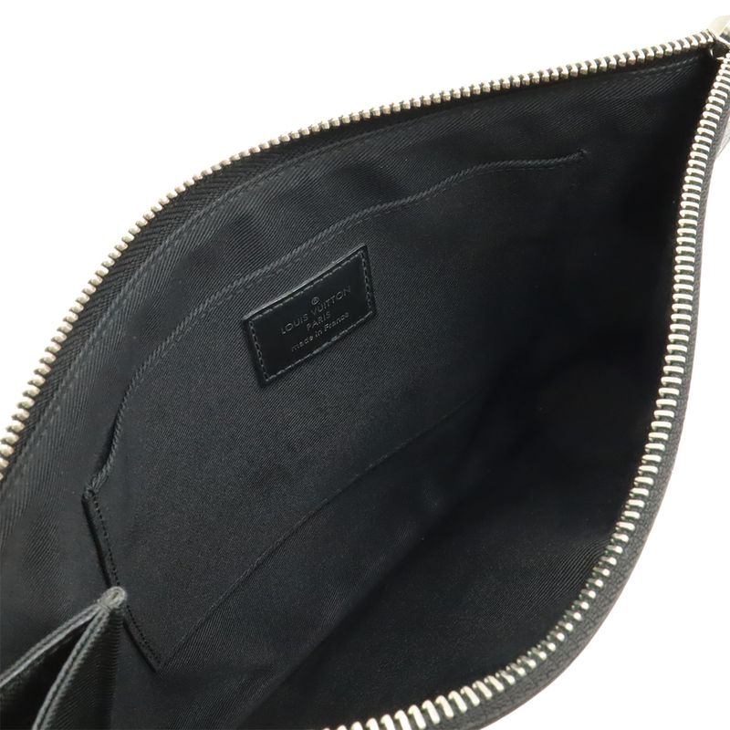 Louis Vuitton Damier Graphite Pochette Jules PM Clutch Bag Pouch Christopher — view 5