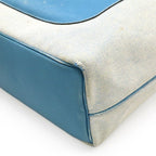 Hermes Jardinier PM Tote Bag Toile Ash Leather Blue — view 3