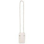 Chanel Quilted Vanity Phone Case Caviar Leather Chain Shoulder Bag — view 2