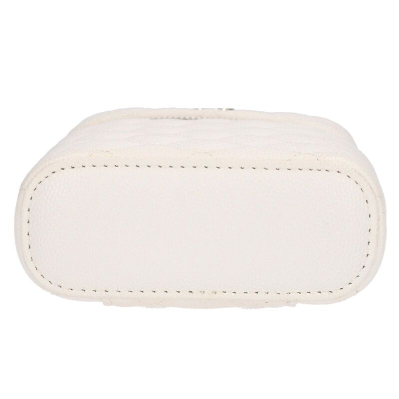 Chanel Quilted Vanity Phone Case Caviar Leather Chain Shoulder Bag — view 5