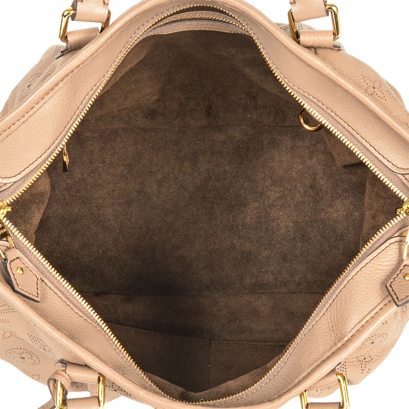 Louis Vuitton Stella PM Tote Bag Monogram Mahina Beige Poodle Ar1160 — view 5