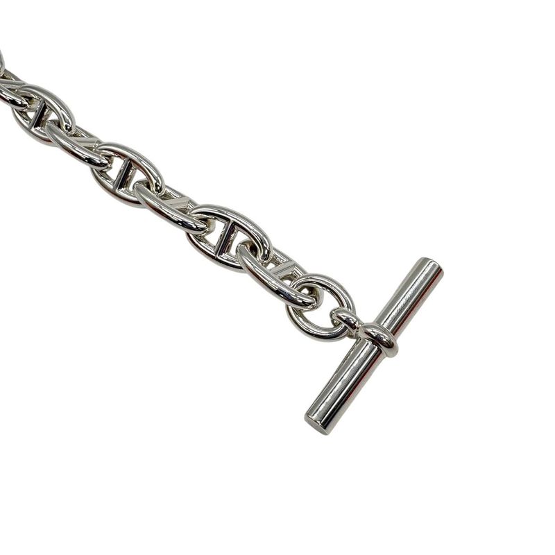 Hermes Bracelet Chaine D'ancre GM B 010 AG 925 10 Frames Silver 3428 — view 7