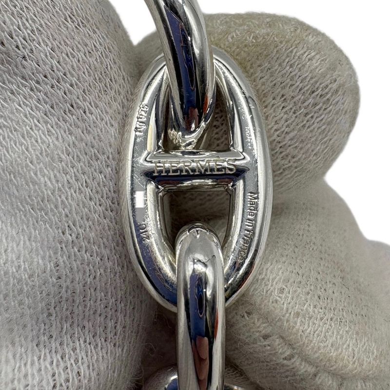 Hermes Bracelet Chaine D'ancre GM B 010 AG 925 10 Frames Silver 3428 — view 9