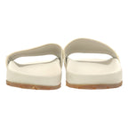 Bottega Veneta Intrecciato Slide Leather Sandals White 38 — view 3