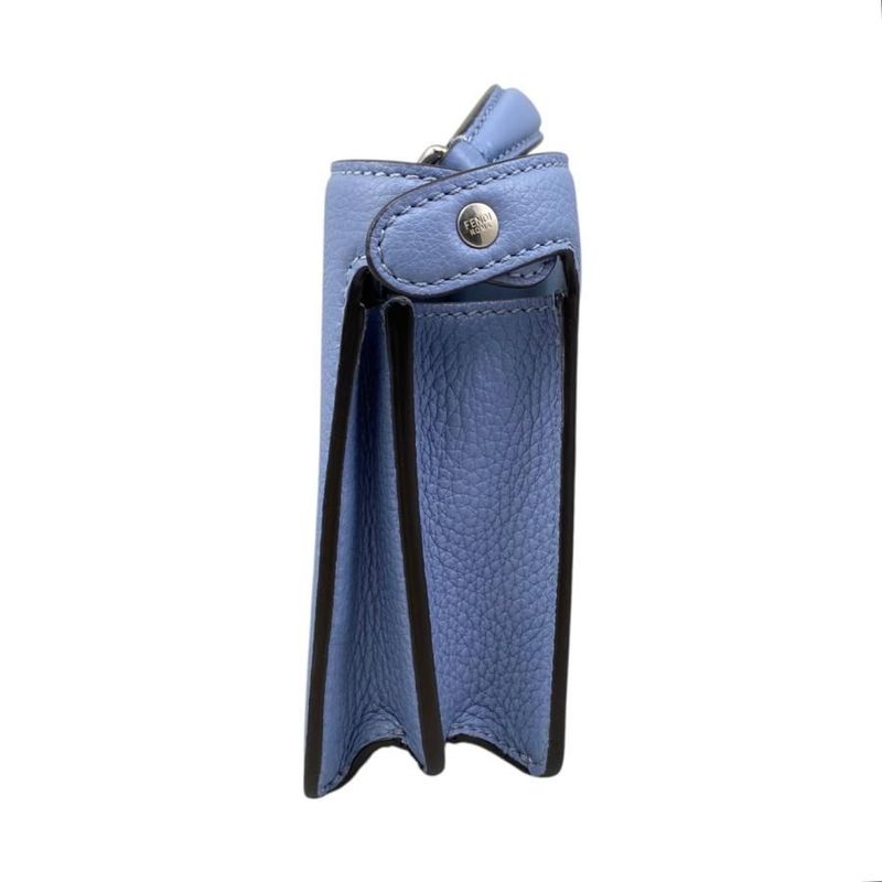 Fendi Shoulder Bag Peekaboo Iseeu Cross 7 Va582 Ama3 F1 Pg9 Blue Brown — view 4