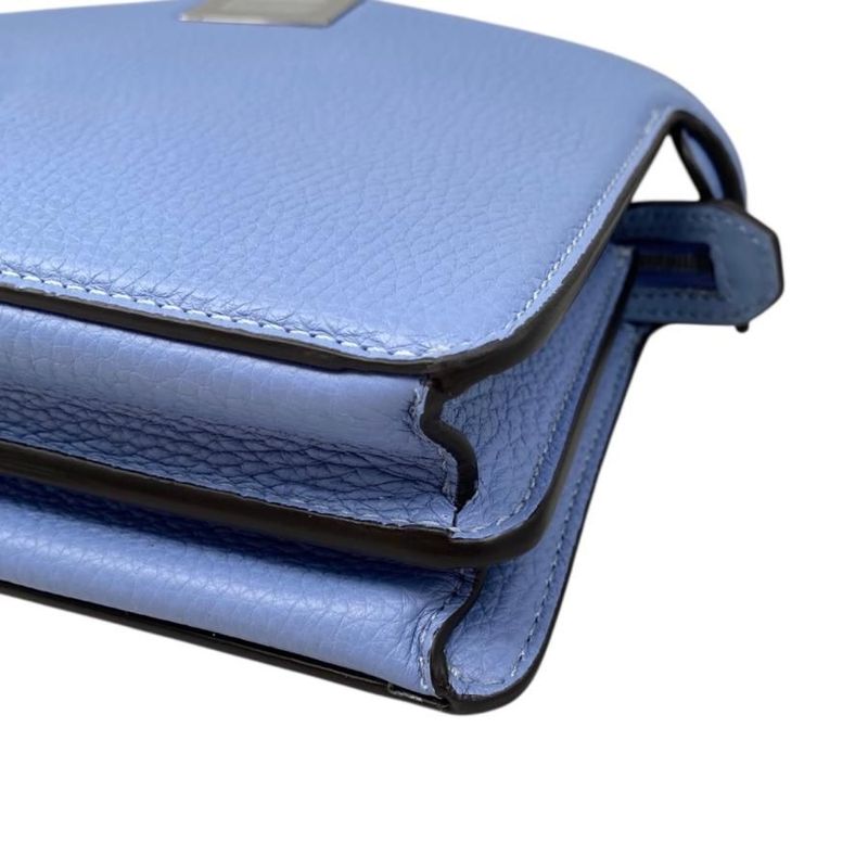 Fendi Shoulder Bag Peekaboo Iseeu Cross 7 Va582 Ama3 F1 Pg9 Blue Brown — view 7