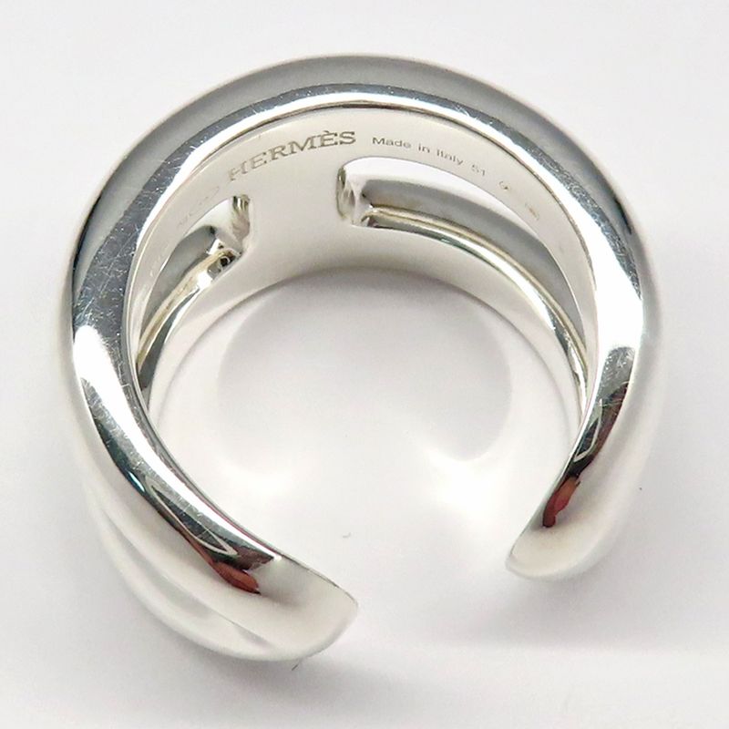 Hermes Ring Osmozu PM 51 No 11 AG 925 SV Hshape Manufactu — view 5