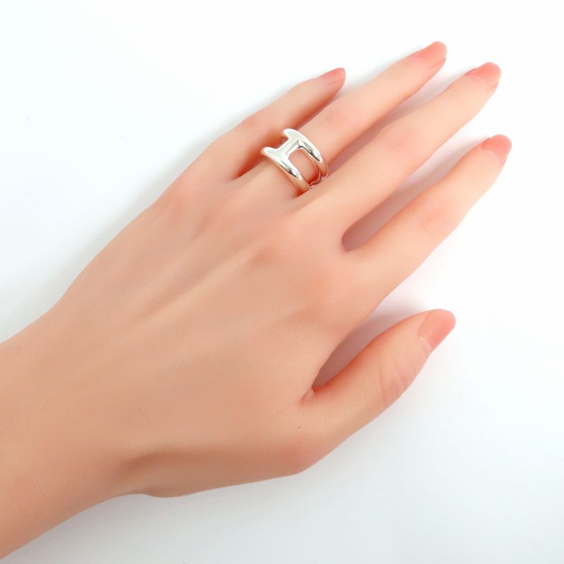 Hermes Ring Osmozu PM 51 No 11 AG 925 SV Hshape Manufactu — view 9