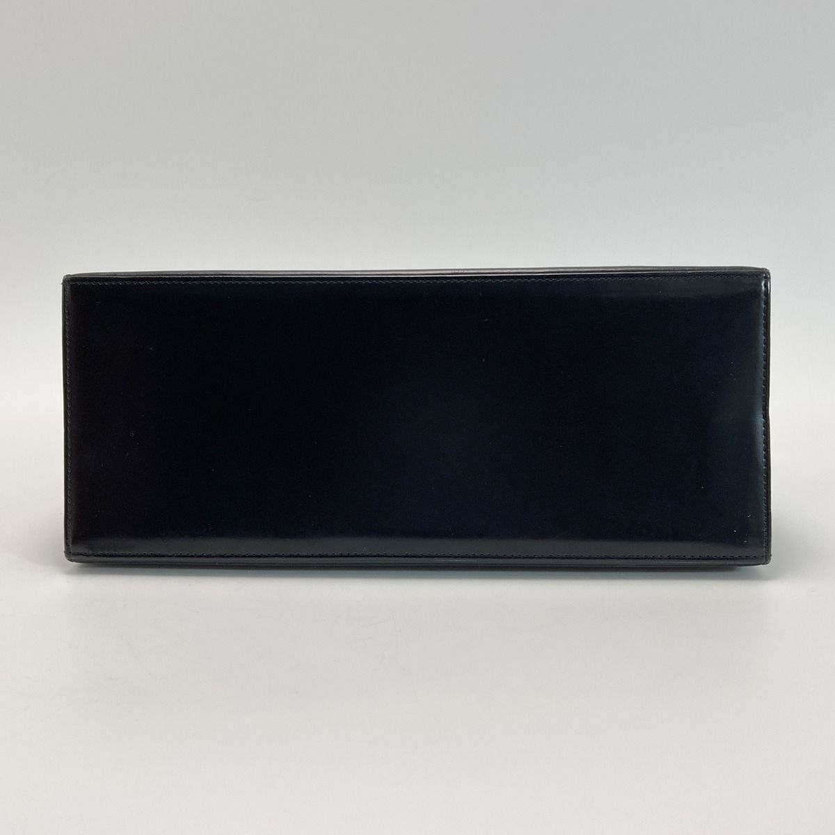 Yves Saint Laurent Clasp Handbag Black Leather Hotei — view 3