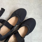 Christian Dior J'a Logo Design Flat Shoes Ribbon Ballet Pumps 36 — view 3