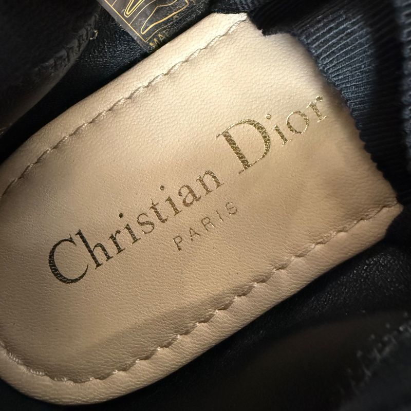Christian Dior J'a Logo Design Flat Shoes Ribbon Ballet Pumps 36 — view 9
