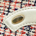 Chanel As0323 Vanity Case Bag Chain Shoulder 27 th Tweed White — view 3
