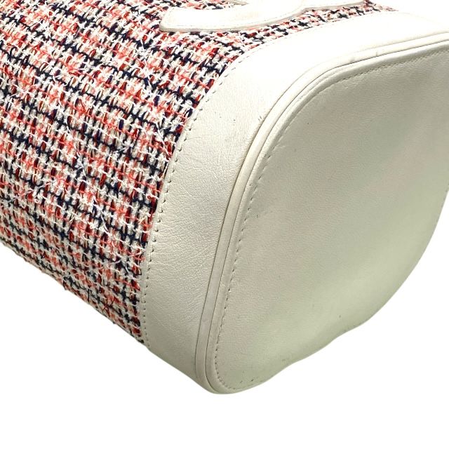 Chanel As0323 Vanity Case Bag Chain Shoulder 27 th Tweed White — view 4