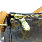 Louis Vuitton Monogram Pochette Accessoire Accessory Pouch Brown — view 7