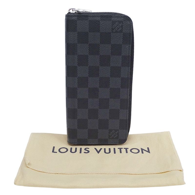 Louis Vuitton Wallets Long Wallet Damier Graphite Canvas Zippy — view 5