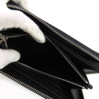 Louis Vuitton Zippy Wallet Mahina Noir Black Monogram Leather Round — view 6