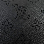 Louis Vuitton Zippy Wallet Mahina Noir Black Monogram Leather Round — view 7