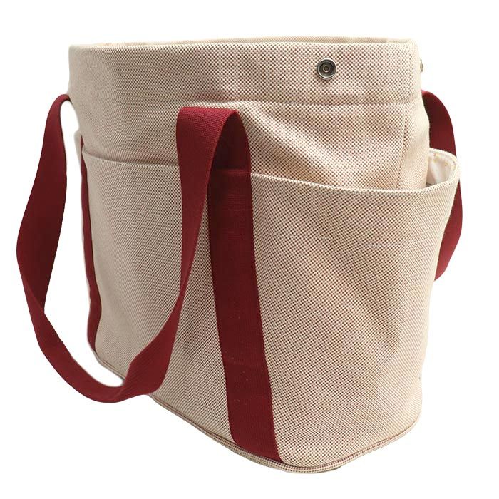Hermes Cabriole Mothers Bag Tote Red — view 2