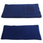 Chanel Large Quilted Scarf with Pocket Blue — view 2