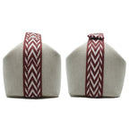 Hermes Brid A Brag PM Rouge Ash Silver Hardware Canvas Handbag Pouch — view 7