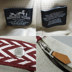 Hermes Brid A Brag PM Rouge Ash Silver Hardware Canvas Handbag Pouch — view 3