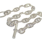 Hermes Chaine D'ancre GM B-00 Necklace Silver 925 Men — view 4