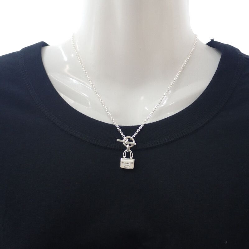 Hermes Amulet Constance Pendant B 00 Necklace Silver 925 — view 8