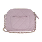 Chanel Chain Clutch Ap4000 Shoulder Bag Caviar Leather Purple — view 2