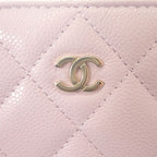 Chanel Chain Clutch Ap4000 Shoulder Bag Caviar Leather Purple — view 7