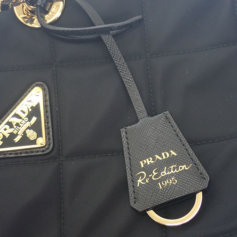 Prada Re-edition 1995 Chain Shoulder 1 Bg4682 A0 Sf0002 Tote — view 9
