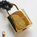 Louis Vuitton Bracelet Padlock M8217 F Gold Rhinestone Accessories — view 9