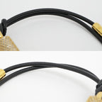 Louis Vuitton Bracelet Padlock M8217 F Gold Rhinestone Accessories — view 6