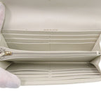 Chanel 19 Ap0955 Lambskin White Coco Mark 30 Long Wallet 0766 — view 6