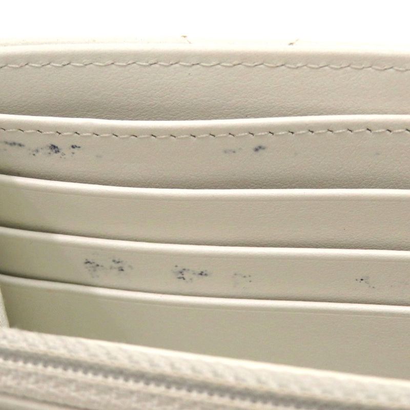 Chanel 19 Ap0955 Lambskin White Coco Mark 30 Long Wallet 0766 — view 5