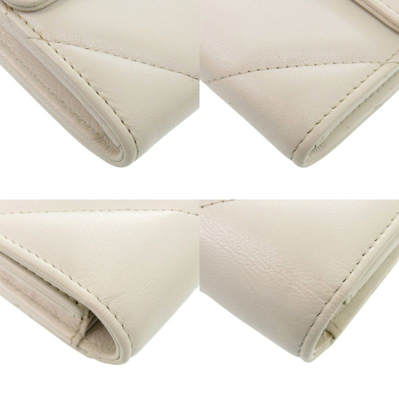 Chanel 19 Ap0955 Lambskin White Coco Mark 30 Long Wallet 0766 — view 4