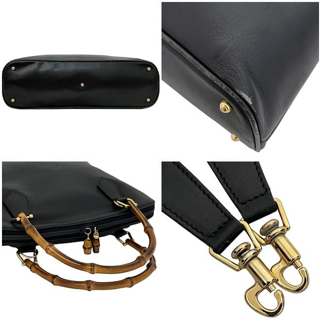 Gucci 2 way Bag Black 000 3780 0289 Leather — view 5
